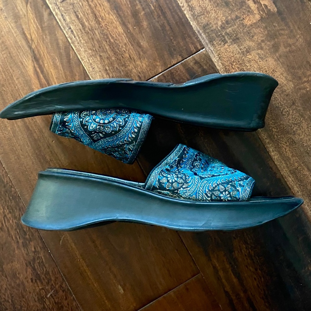 M.O.D. Paisley Print Sandals - Picture 2 of 2